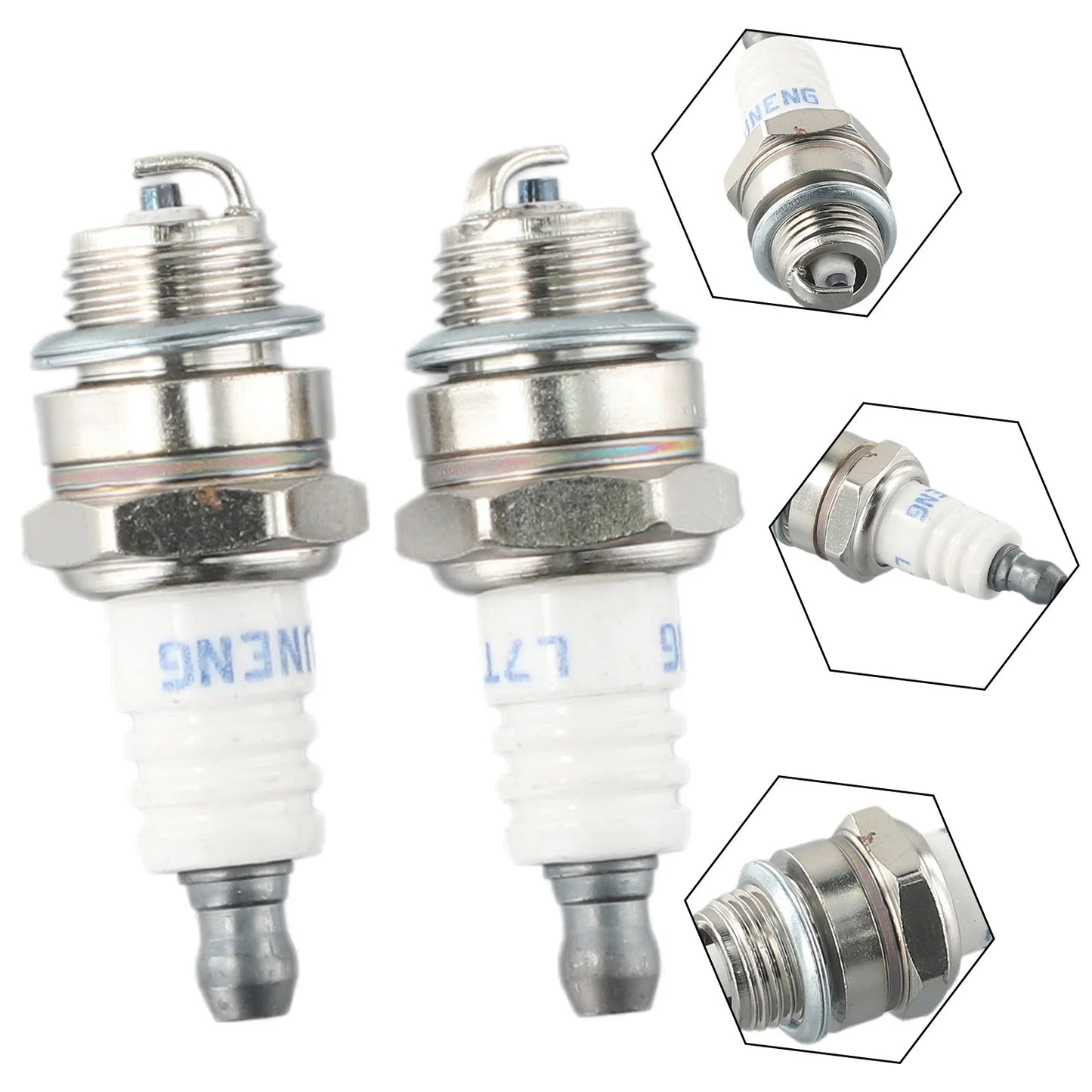 2 pcs Sparkle Plug Universal CJ8 Torch L6RTC L7RTC L8RTC L8RTF Engines Small Standard Generators Garden Power Tools Accessories