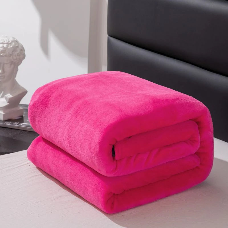Heavyweight Flannel Throw Blanket - Soft Printed Blanket in Many Colors - photo 21