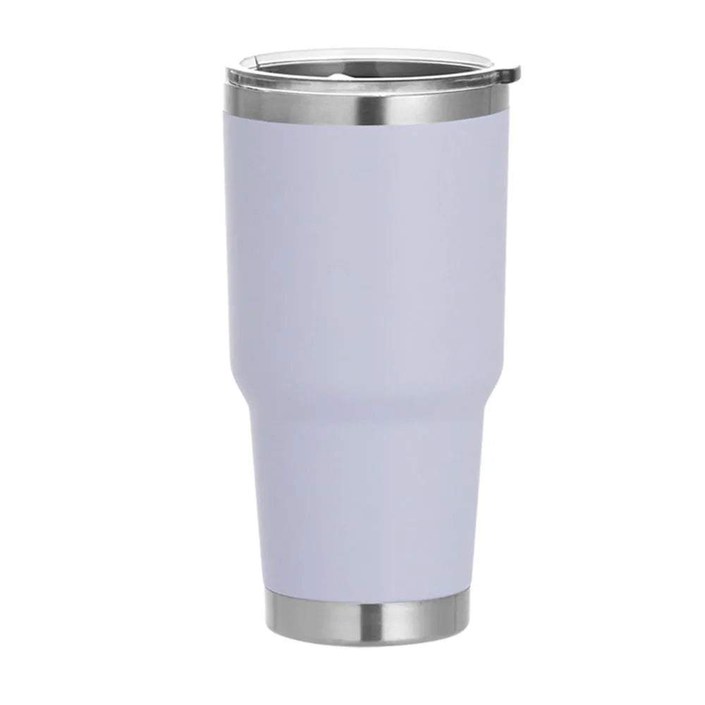 Custom Logo 30 oz Insulated Stainless Steel Coffee Tumbler Travel Mug Water Cup with Leak- Proof Lid Vacuum Insulated Tumbler