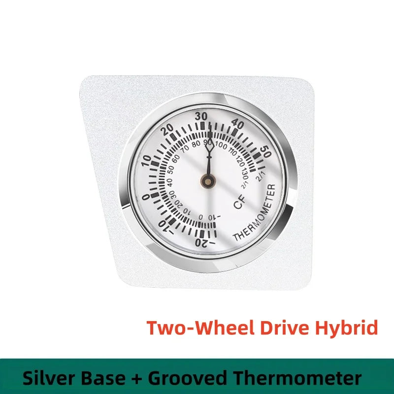 Car Dashboard Stick-On Luminous Digital Clocks Auto Vehicle Air Outlet Mini Watches For Toyota RV4 WILDLANDER 2024-2025