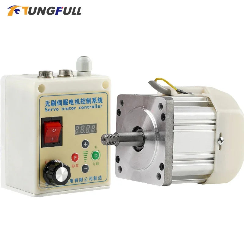 Brushless Servo Motor Kit 110V 220V 550W-2200W for Lathe Machinery CNC Servo motor Servo Motor System Industrial AC Servo Motor