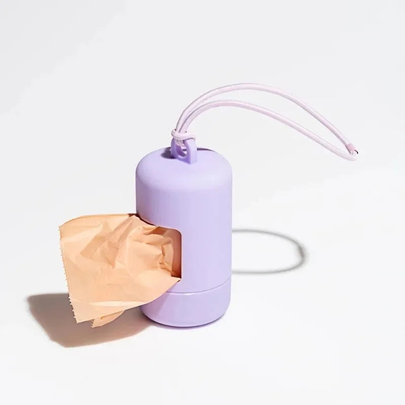 Stylish Dog Waste Bag Carrier - Leash Poop Bag Dispenser