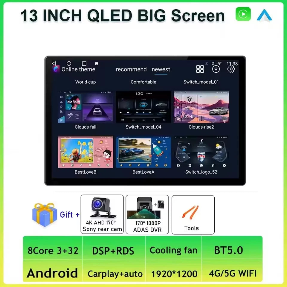 Android Car Stereo for Peugeot 3008, 4008 & 5008 (2017–2020) — CarPlay, Android Auto, GPS Navigation