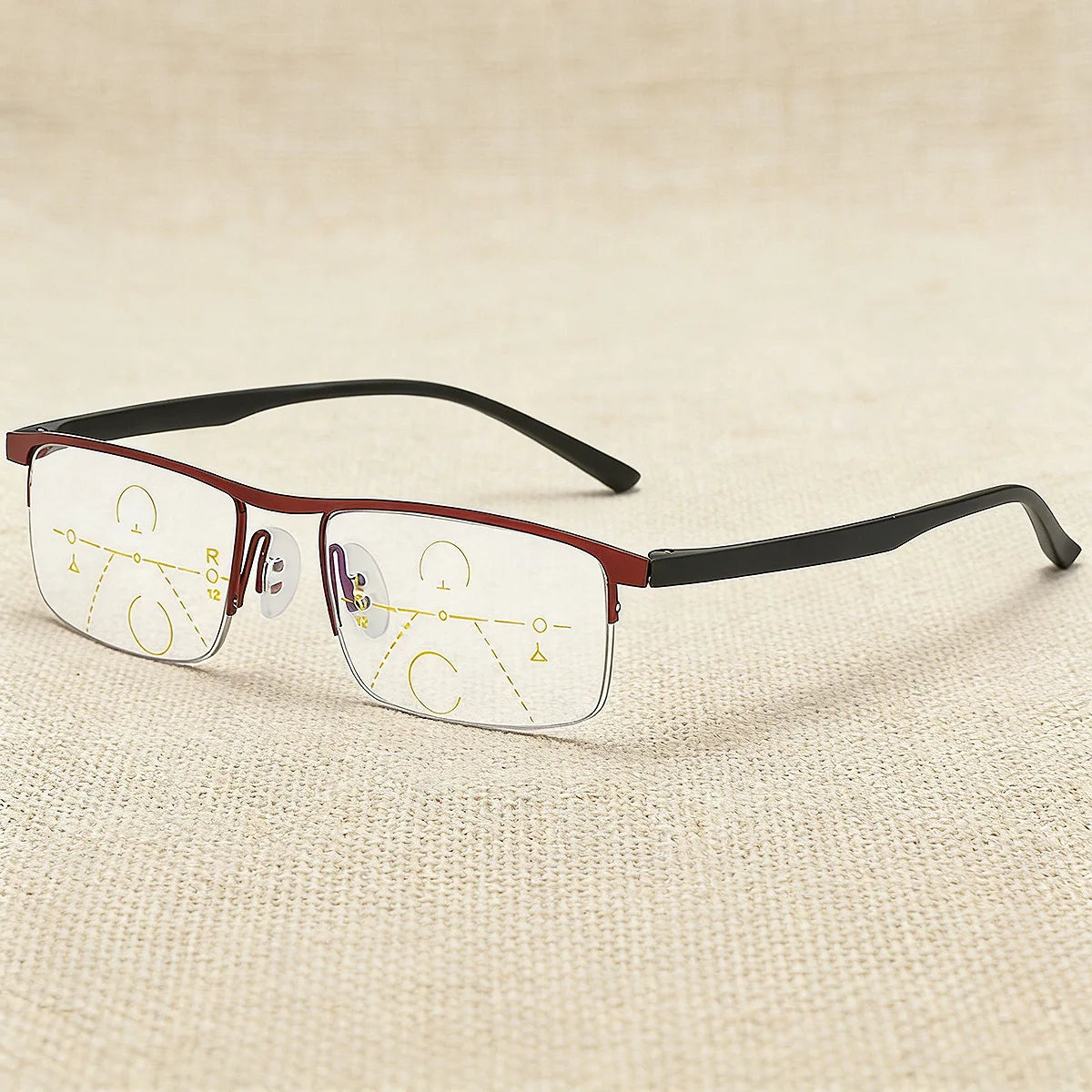 Multifocal Reading Glasses — Progressive Near and Far Lenses with Blue Light Filter