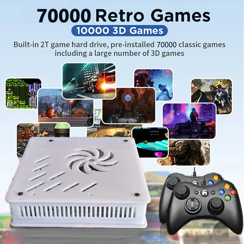X8 Dual-System Game Console — 500GB, 60+ Emulators, 4K HD, Plug-and-Play TV