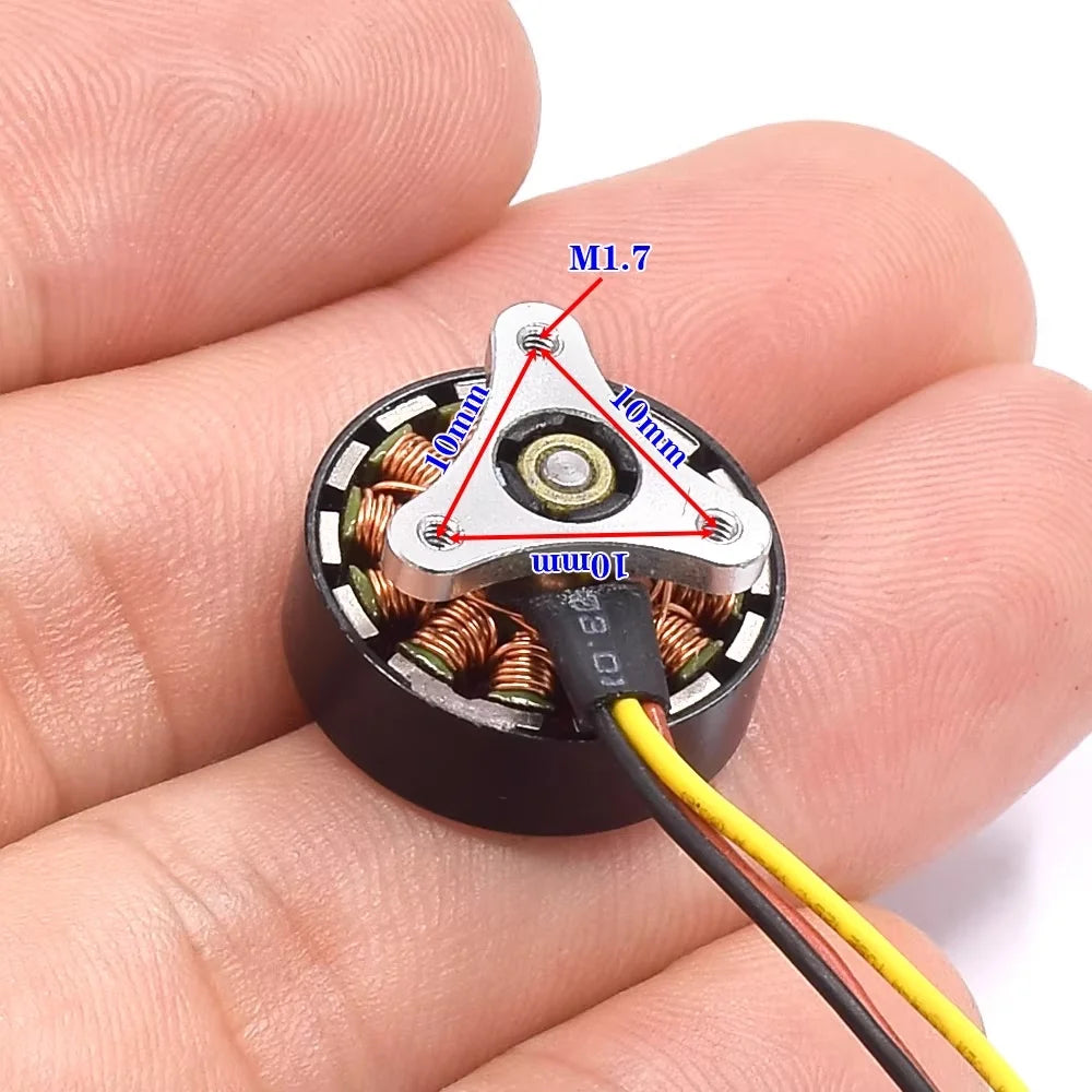 18mm 2S 7.4V Micro Mini 1503 Brushless Motor 3100KV High Speed A/B Propeller For RC Drone FPV Quadcopter UAV Aircraft Engine