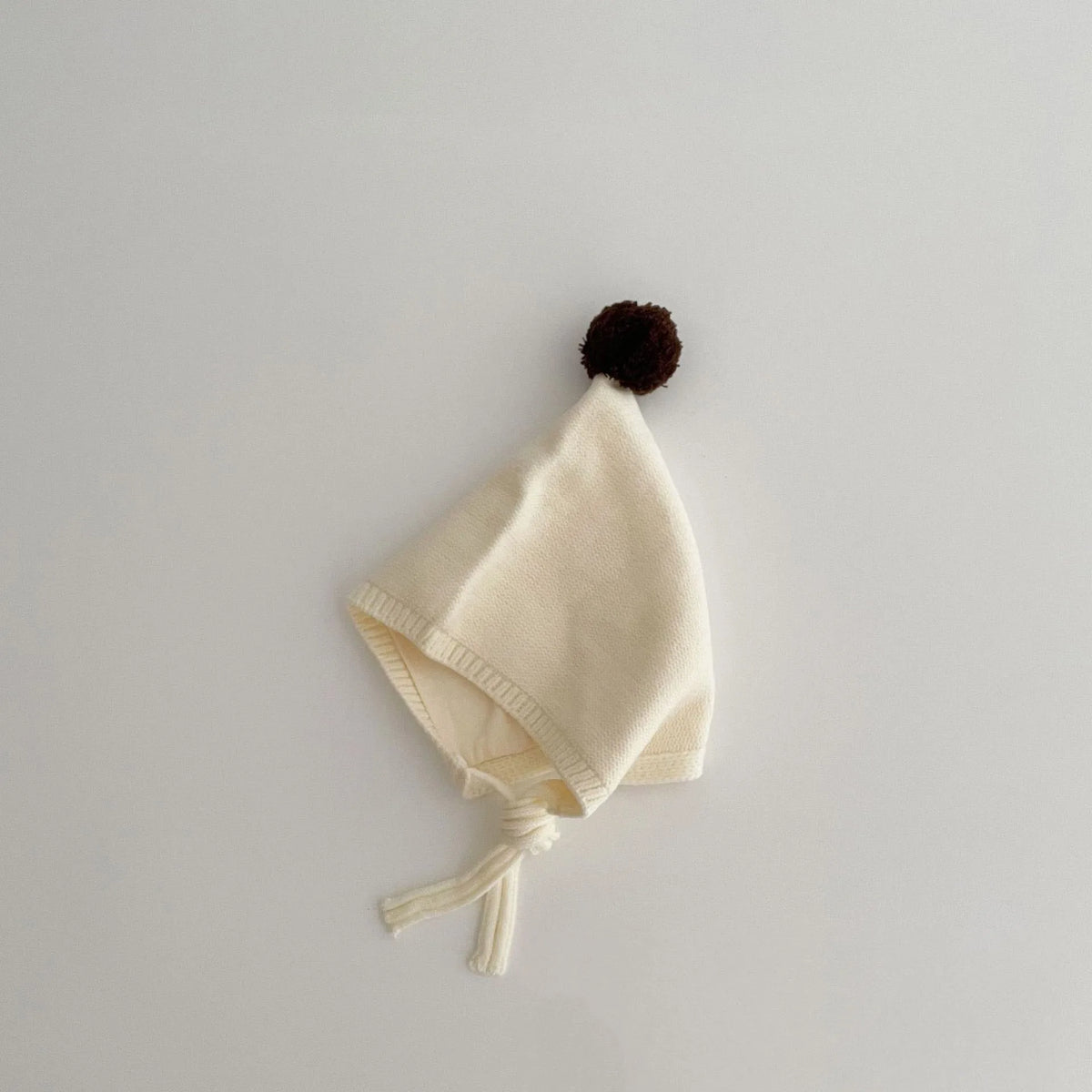 Kids Pom Pom Ear Flap Hat - Knit Toddler Bonnet Beanie - photo 9