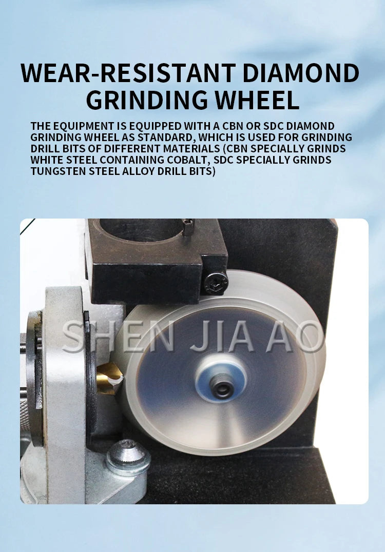 Benchtop Twist Drill Bit Sharpener, 3-13 mm - 220 V - view 9