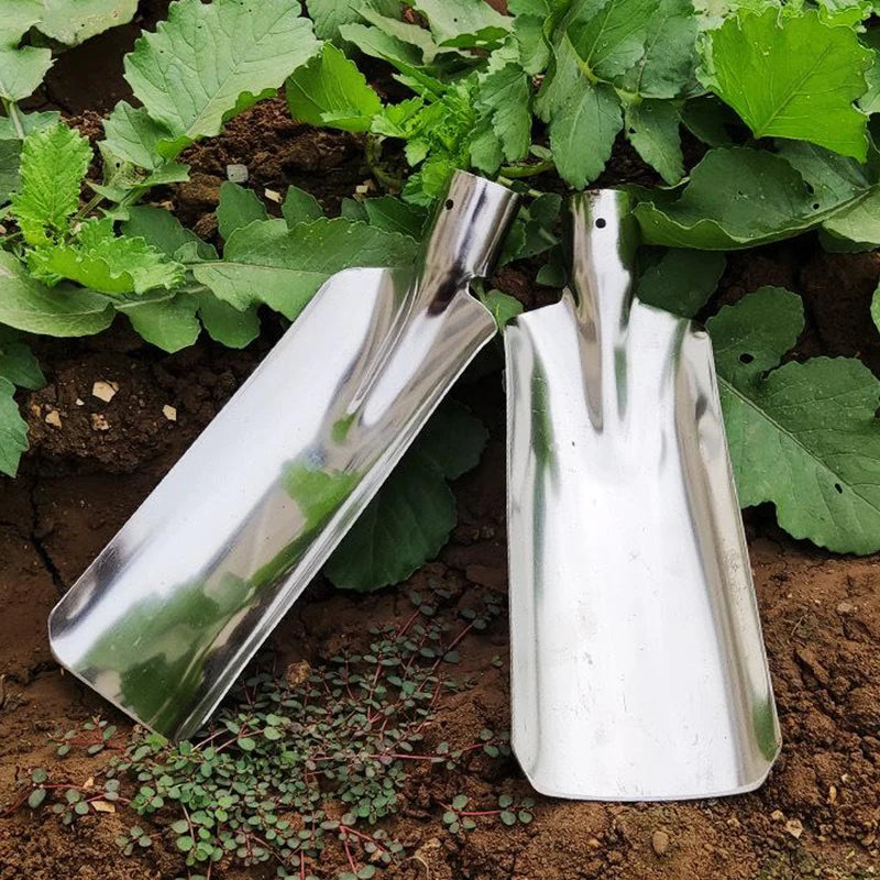 1Pc Thickened Manganese Steel Garden Shovel - Small Spade for Soil Planting Mountain Herd Agricultural Digging Work Tool