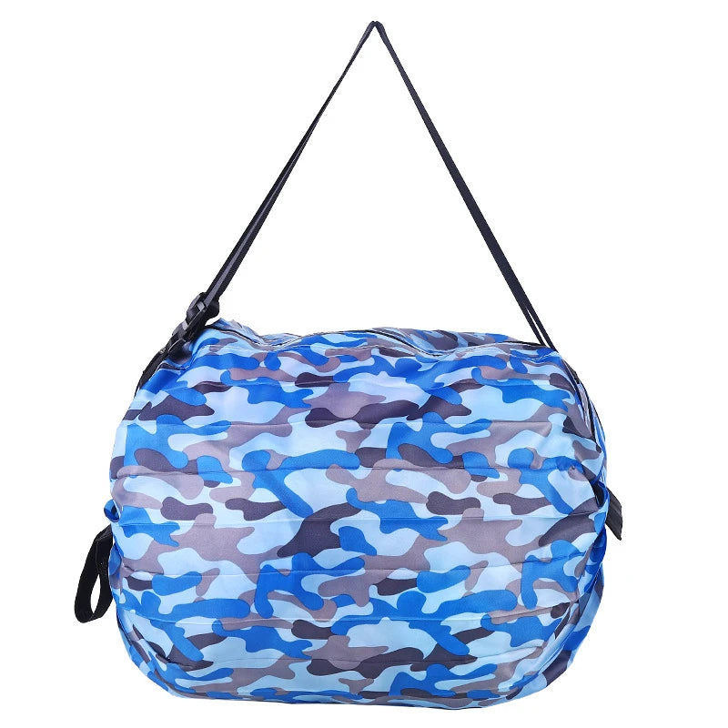 New Foldable Storage Bag Portable Travel Camouflage Handbags Large Capacity With Handle Japen Shopping Bag