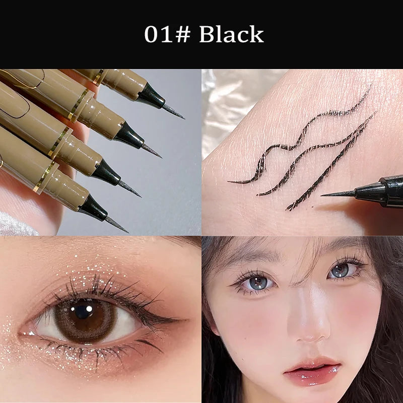 Ultra-Fine 0.005mm Liquid Eyeliner Pen – Waterproof, Quick Dry, Non-Smudge