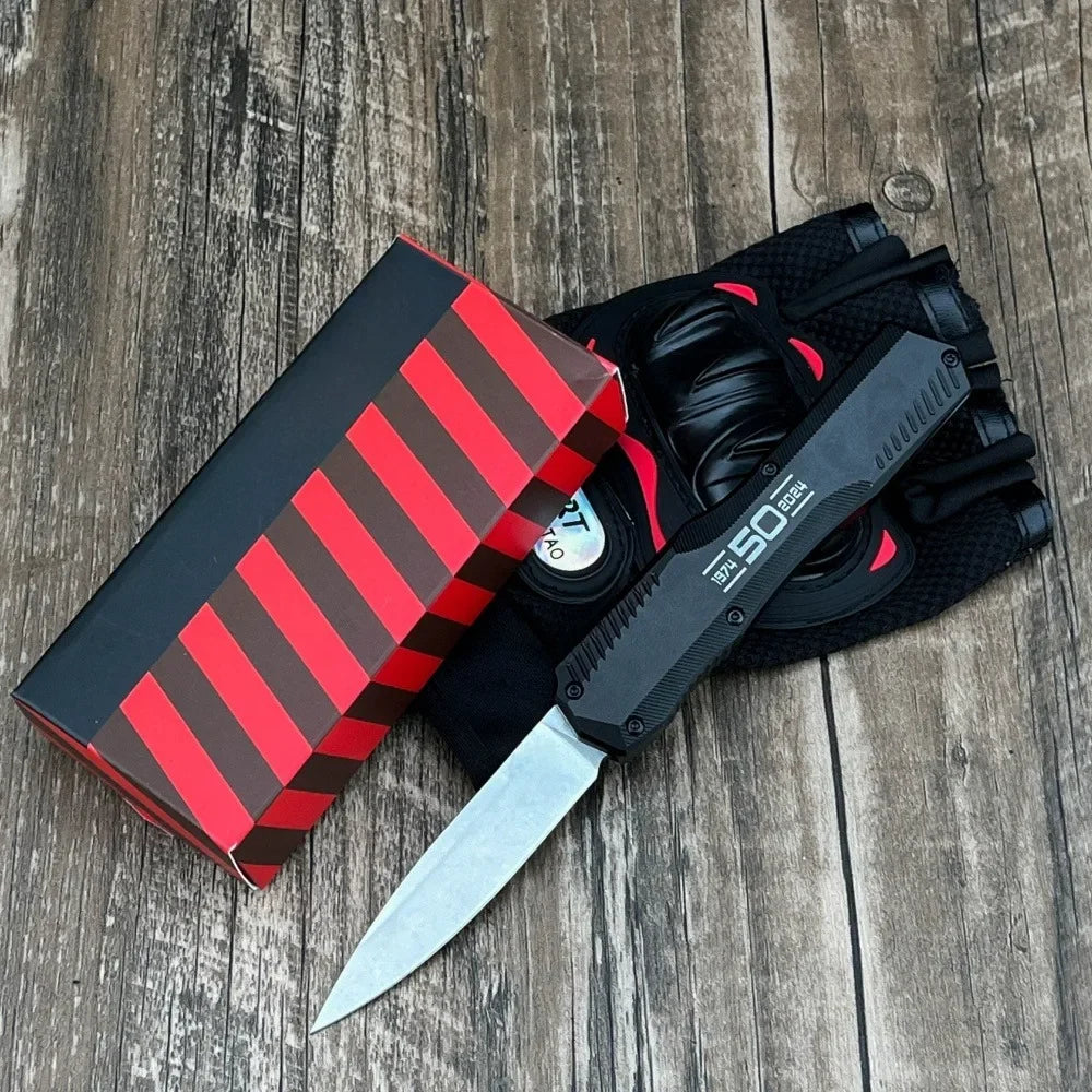 KS 9000 Matt Diskin Livewire K50 Pocket Knife D2 Steel Blade T6 Aluminum Handle Outdoor EDC Camping Knife Survival Hunting Tools
