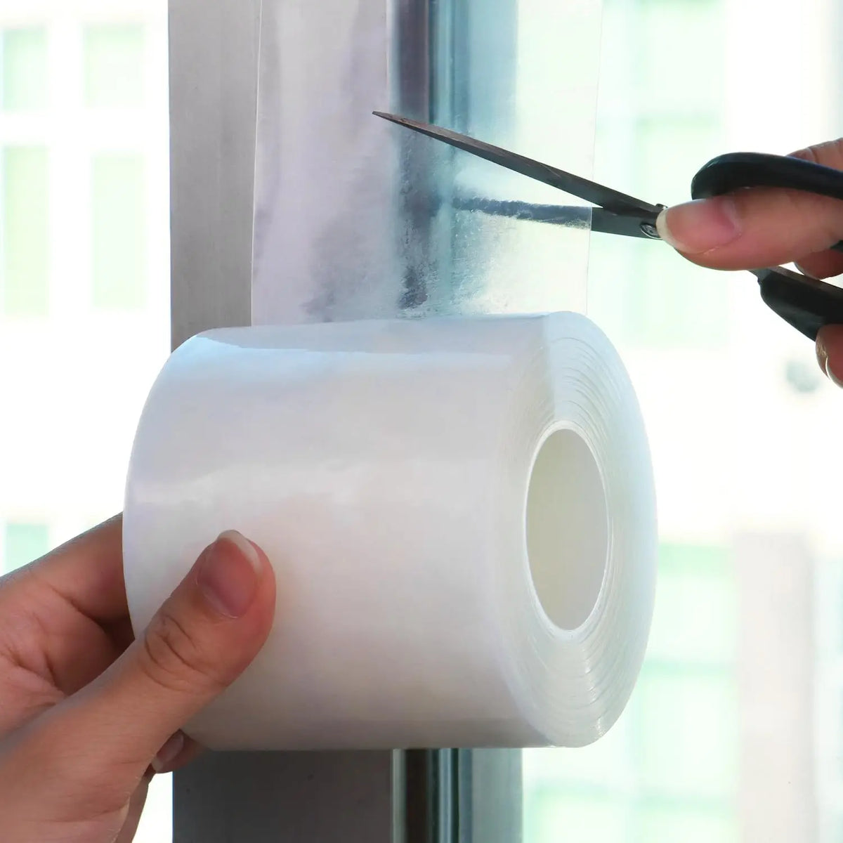 Clear Window Draft Seal Tape - Residue-Free Weather Sealing Strip