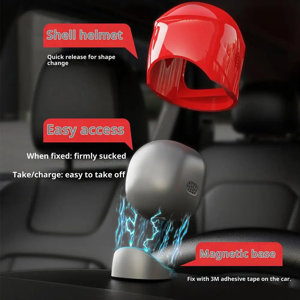 Interactive Car Dashboard Robot Companion — Touchscreen Face, 60+ Expressions, Sound Effects