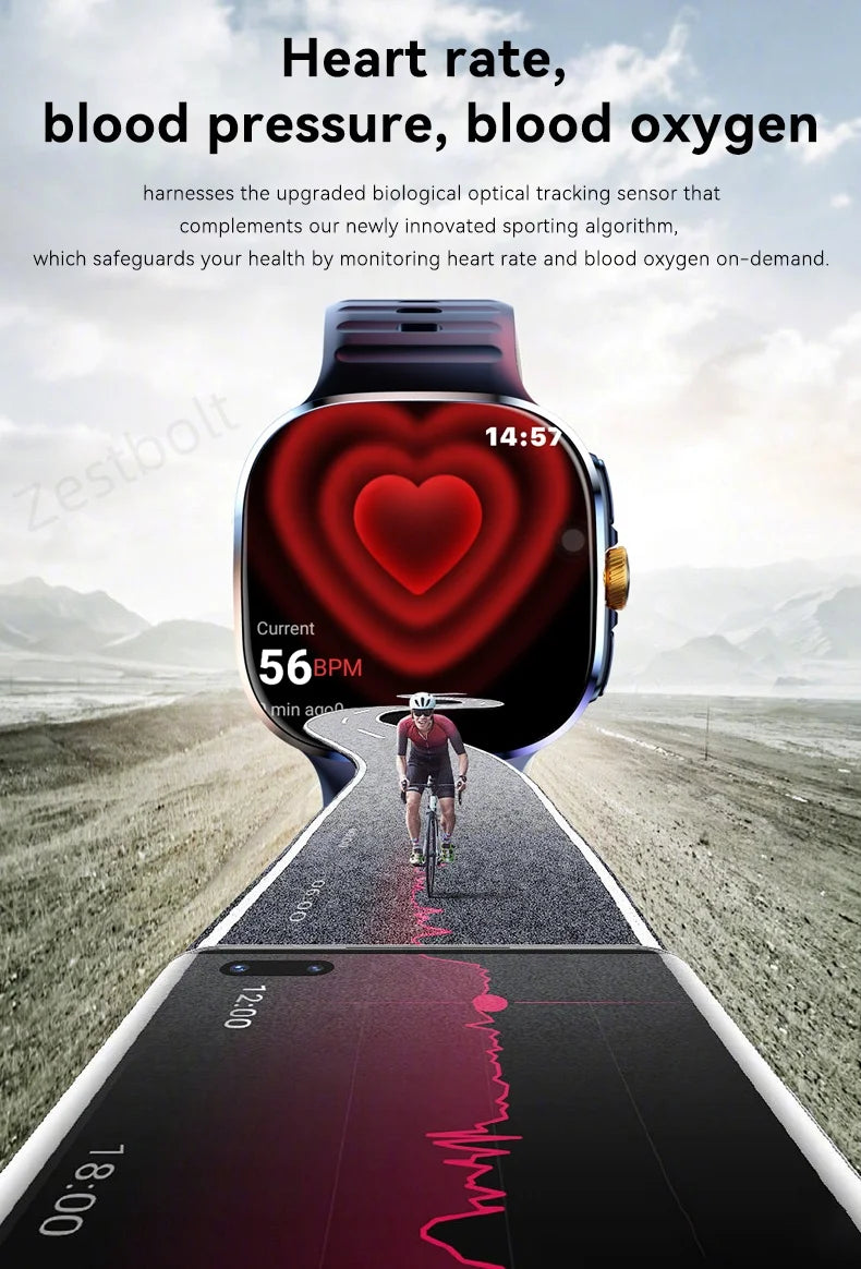 M99 Smartwatch 2.4inch Large Amoled Screen Game 4G/5G LTE Android 10.0 Smart Watch 2100Mah Battery For Men Women Adult Student