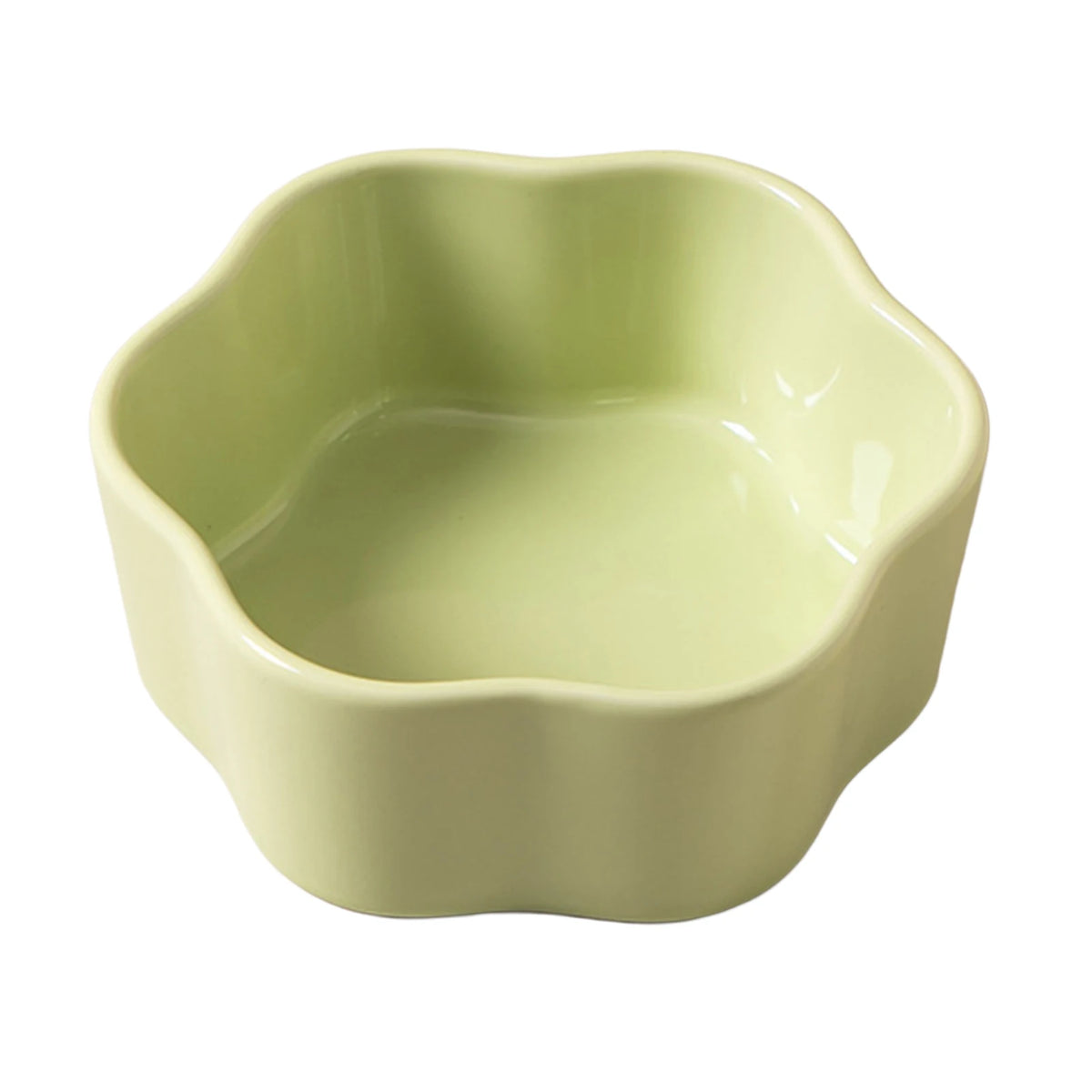 Flower-Shaped Ceramic Cat Bowl - Anti-Tip Food Dish – photo 8
