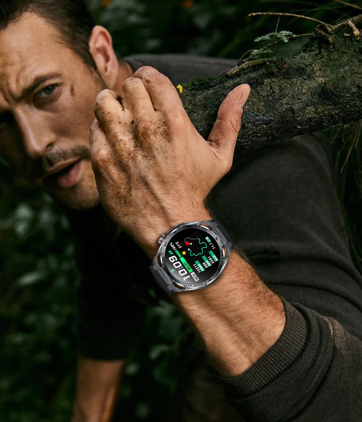 2026 New Body Fat AI Analysis Health Smart Watch ECG+PPG Uric Acid BP Blood Oxygen Call AMOLED Screen Smart Watch For Men Women