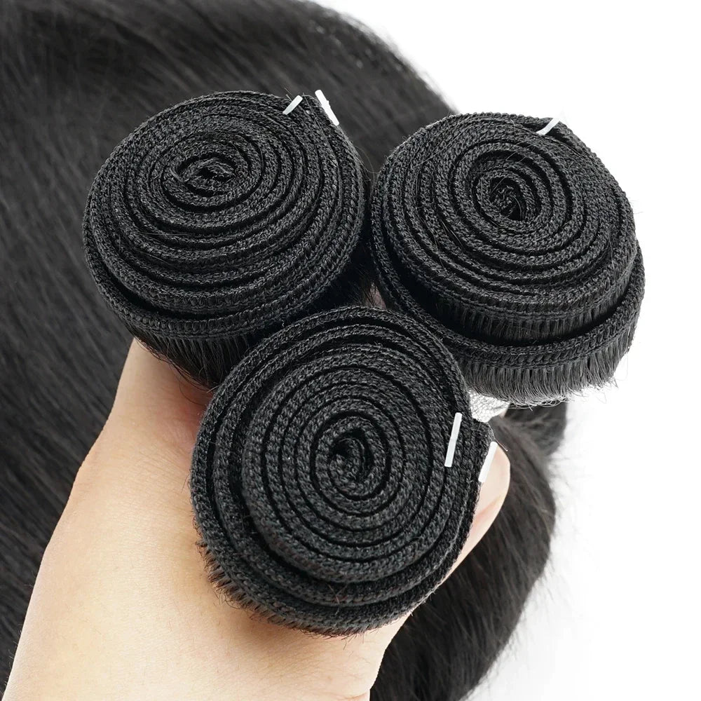 Rosabeauty Brazilian Remy Human Hair Bundles – Straight 30-40 Inch