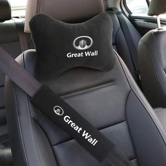 For Great Wall Hover H3 H5 M4 Poer Pao Voleex C30 Wingle 5 Car Headrest Neck Support Seat Soft Neck Pillow Auto Accessories