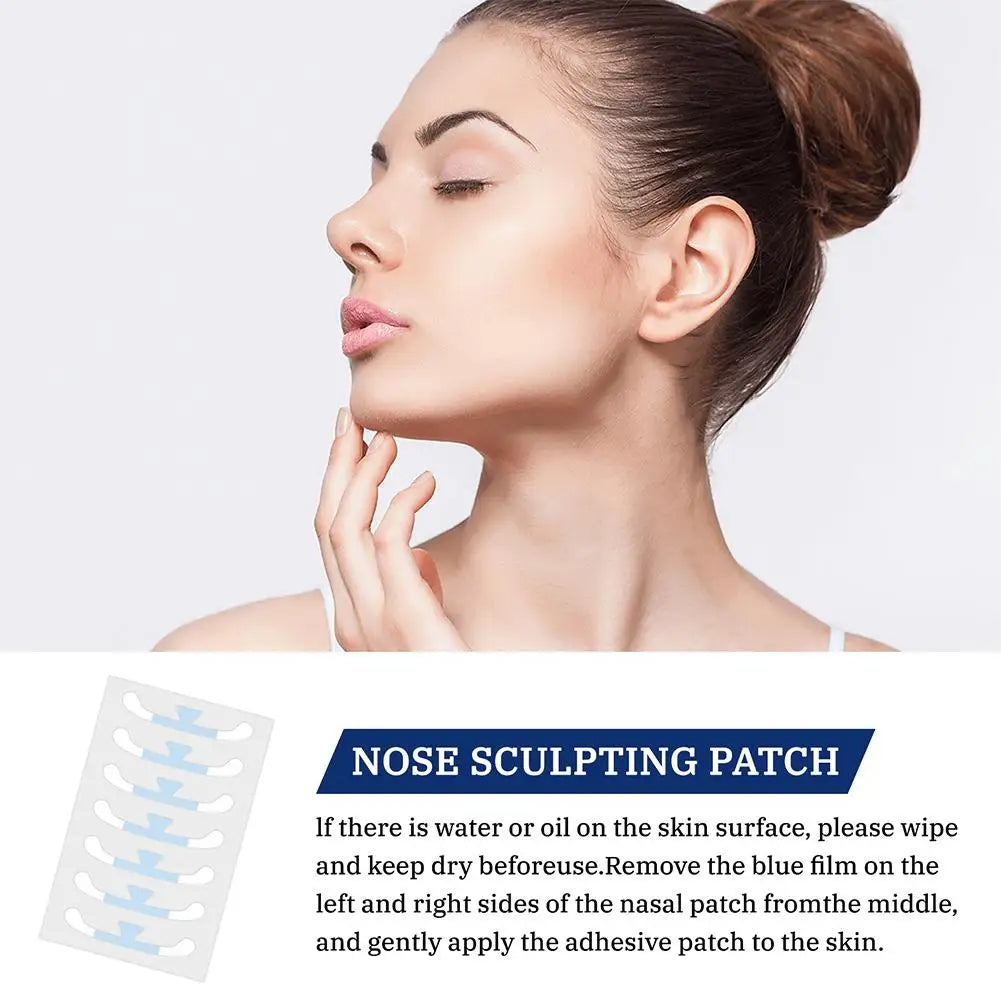 42PCs Invisible Shrink Nose Patch For Cosplay Lifting Nose Shrink Beauty Strips Slimming Nose Wing Stickers Nose Shaper Makeup