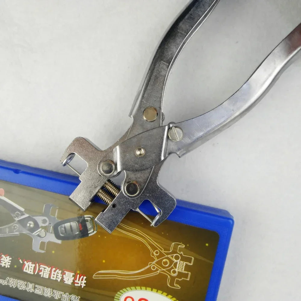 Car Key Disassembly Pliers – Remote Key Folding Tool for Installing Flip Key Blades & Removing Pins – Locksmith Repair Kit