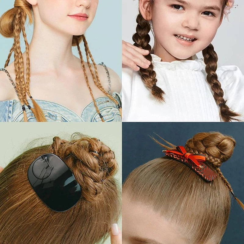 Black Rubber Bands, Small Elastic Bands for Office Home Hair Braiding, Daily Use DIY Craft, Low Price Bulk Supply