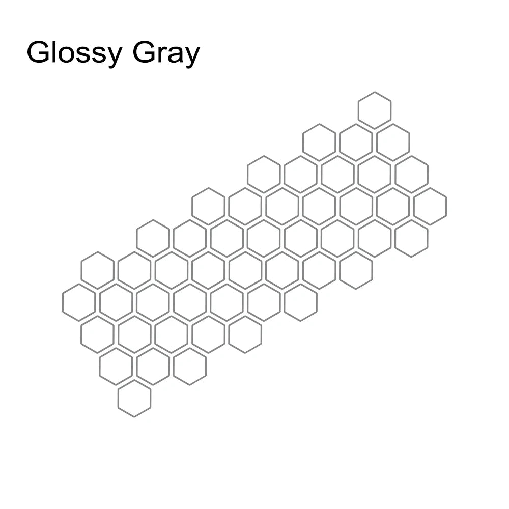 Honeycomb Side Graphic Car Decal — Vinyl Tuning Sticker, Universal