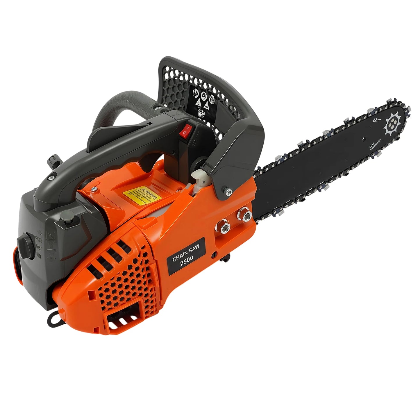 Top Handle Chainsaw Gasoline Chainsaw 2-Stroke Engine Chainsaw 12 Inch Gasoline Chainsaw 25.4Cc