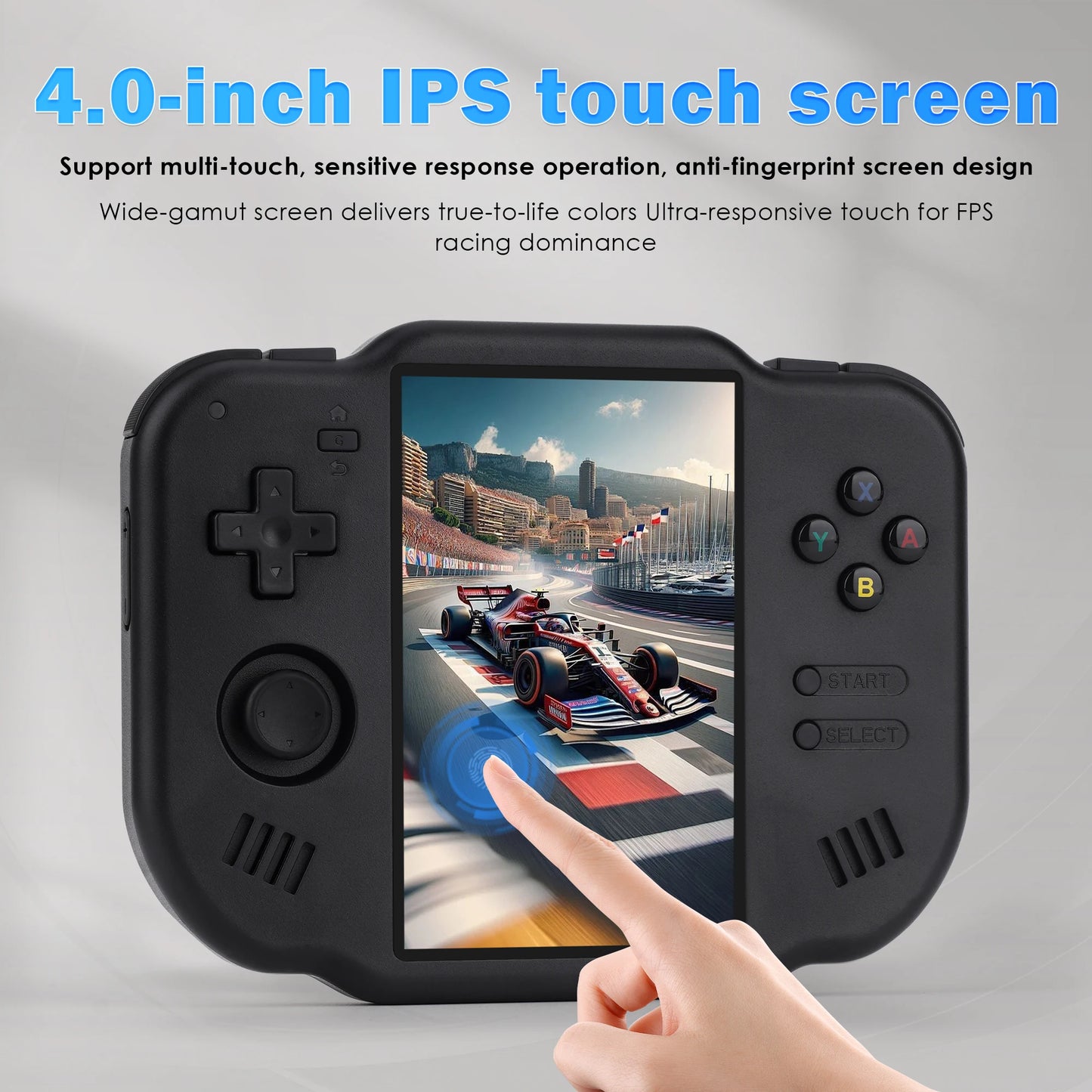 AMPOWN MagicX Mini Zero 40 Handheld Game Players Consoles 4.0 Inch IPS Touch Screen Portable Retro Video Game Android System