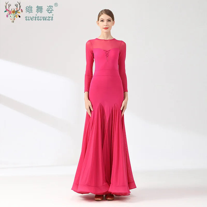 Women's waltz ballroom performance dress