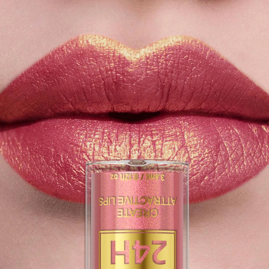 14 Colors Glitter Metallic Lip Glaze Shiny Long Lasting Lip Gloss Waterproof Liquid Lipstick Makeup Lip Oil Lip Tint Gifts for W