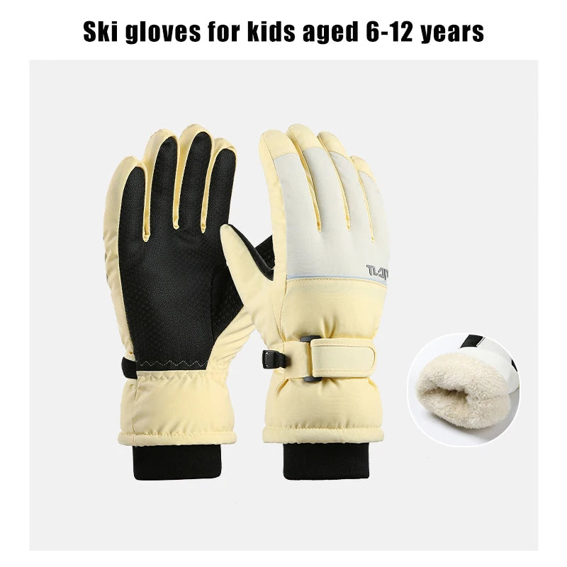 Kids Snow Gloves - Anti-Slip Winter Ski Gloves for Boys and Girls - photo 10