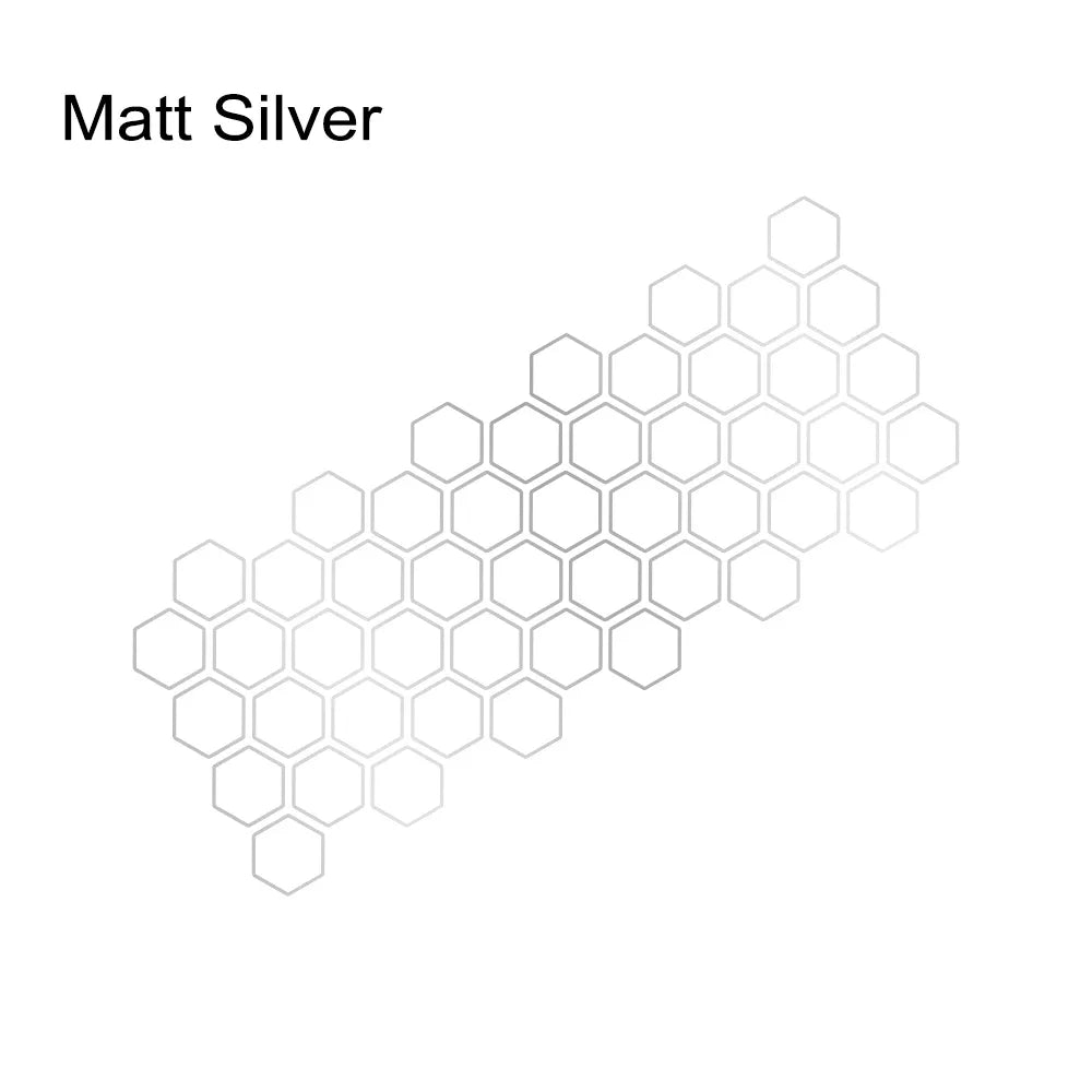 Honeycomb Side Graphic Car Decal — Vinyl Tuning Sticker, Universal