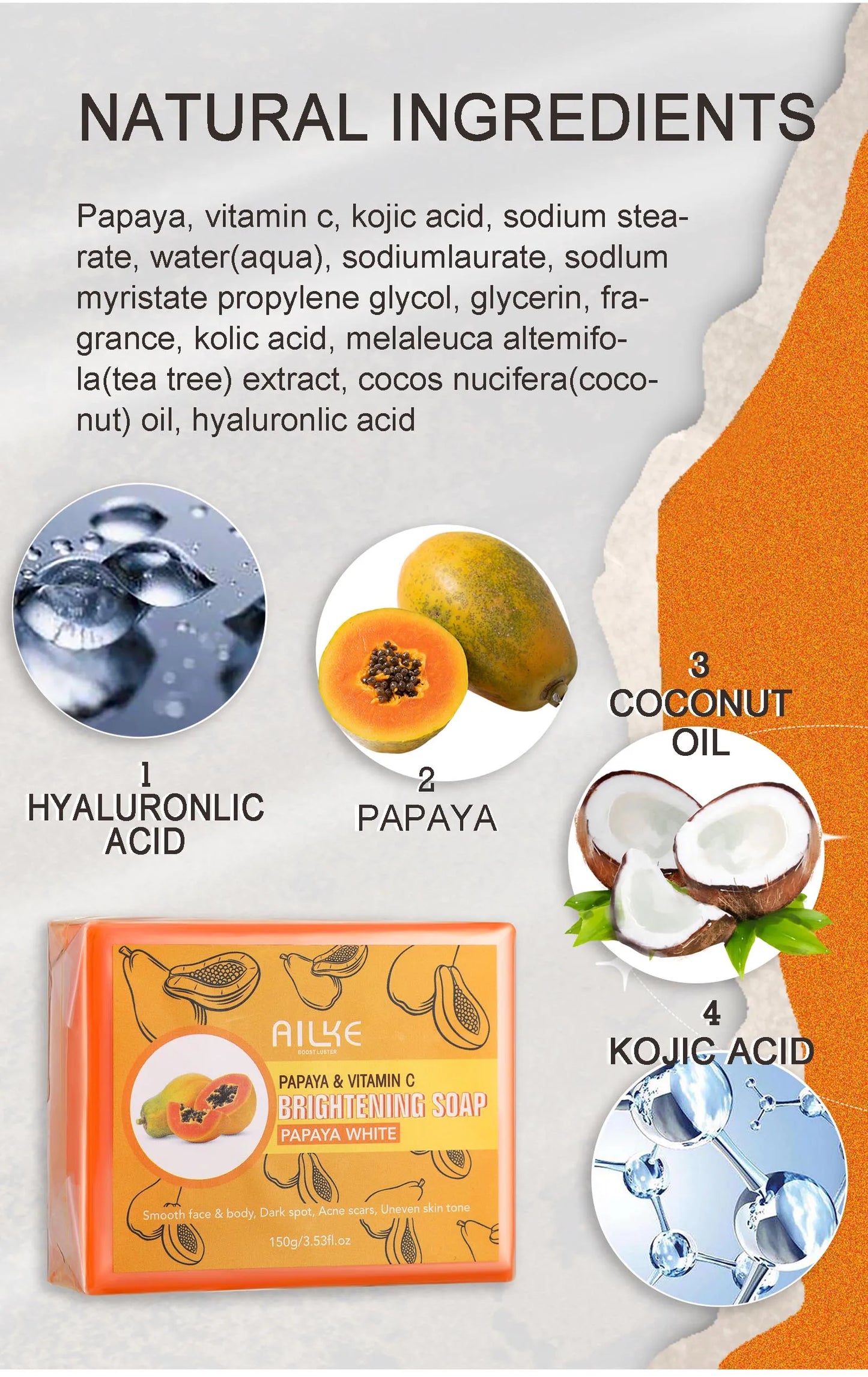 AILKE Multi-Vitamin Brightening Body Lotion – Vitamins A, E, B3 & B5 | Even Skin Tone & Radiance Moisturizer
