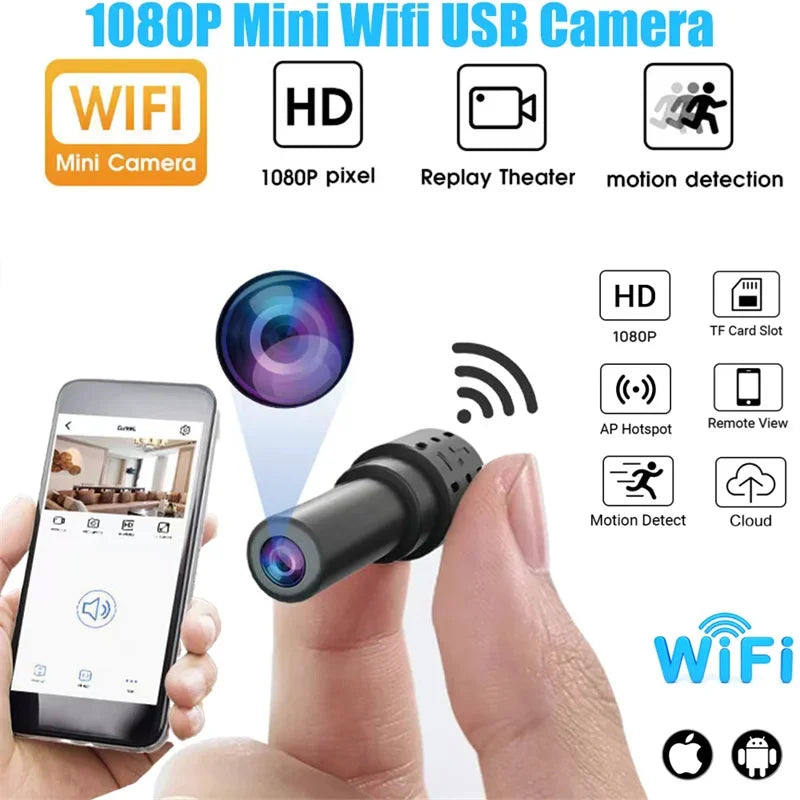 1080P Mini WiFi Home Camera — Motion Detection & Remote Monitor