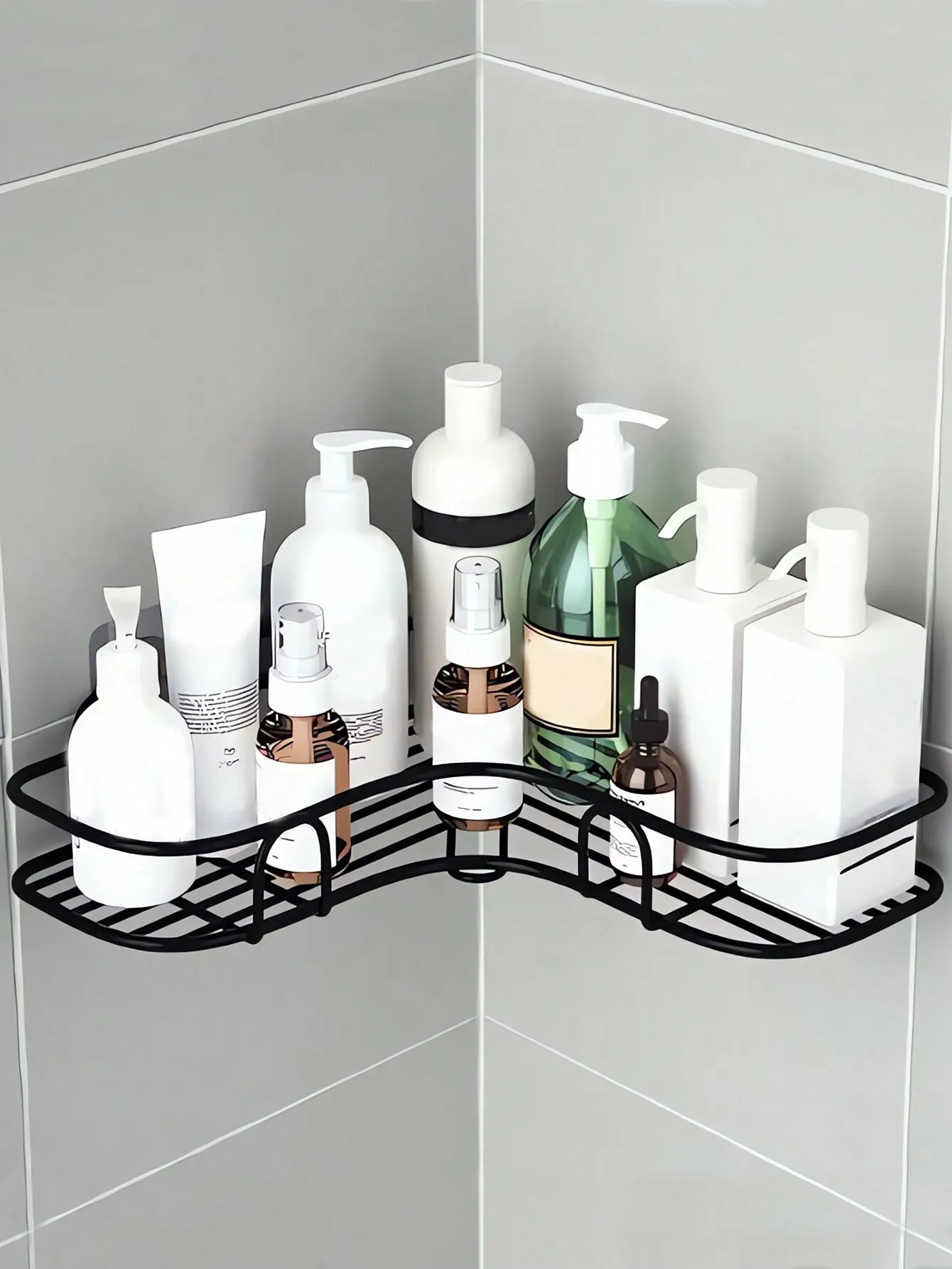 Bathroom Kitchen Triangle Corner Rack: Wear-Resistant Dorm Utility Storage Rack