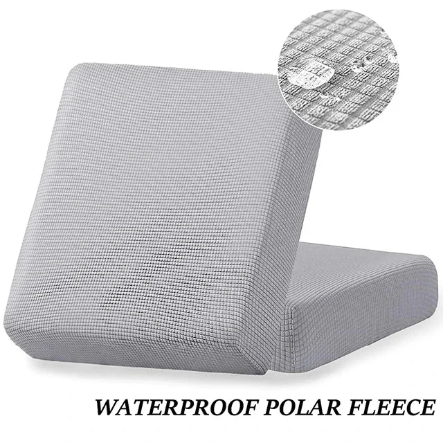 Waterproof Plain Sofa Cushion Cover Jacquard Elastic Sofa Slipcovers for Living Room Chaise Lounge L-shaped Sofa Seat Cover