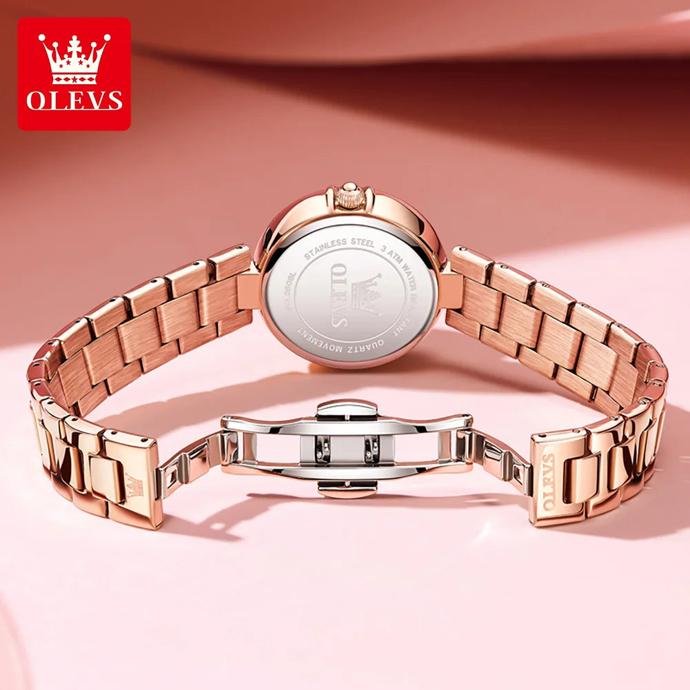 OLEVS Brand new minimalist and fashionable quartz watch, waterproof women's watch 5608