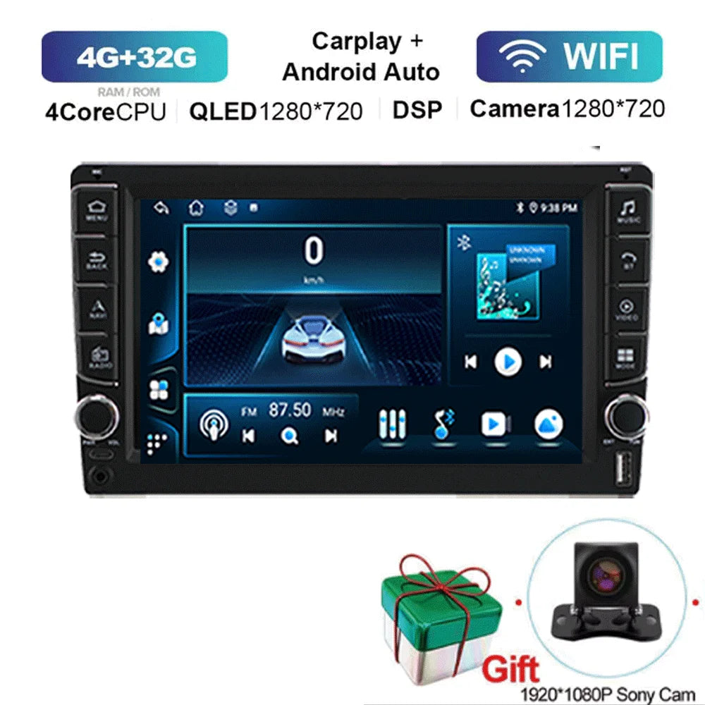 10" Android Car Stereo for Volvo XC90 (2004–2014) — Wireless CarPlay & Android Auto, GPS, 4G, 5G WiFi