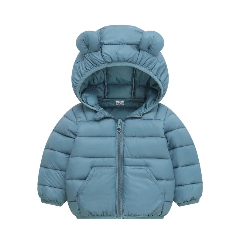 Kids Padded Hooded Zip Coat - Casual Winter Jacket, 2-6 Years - photo 6