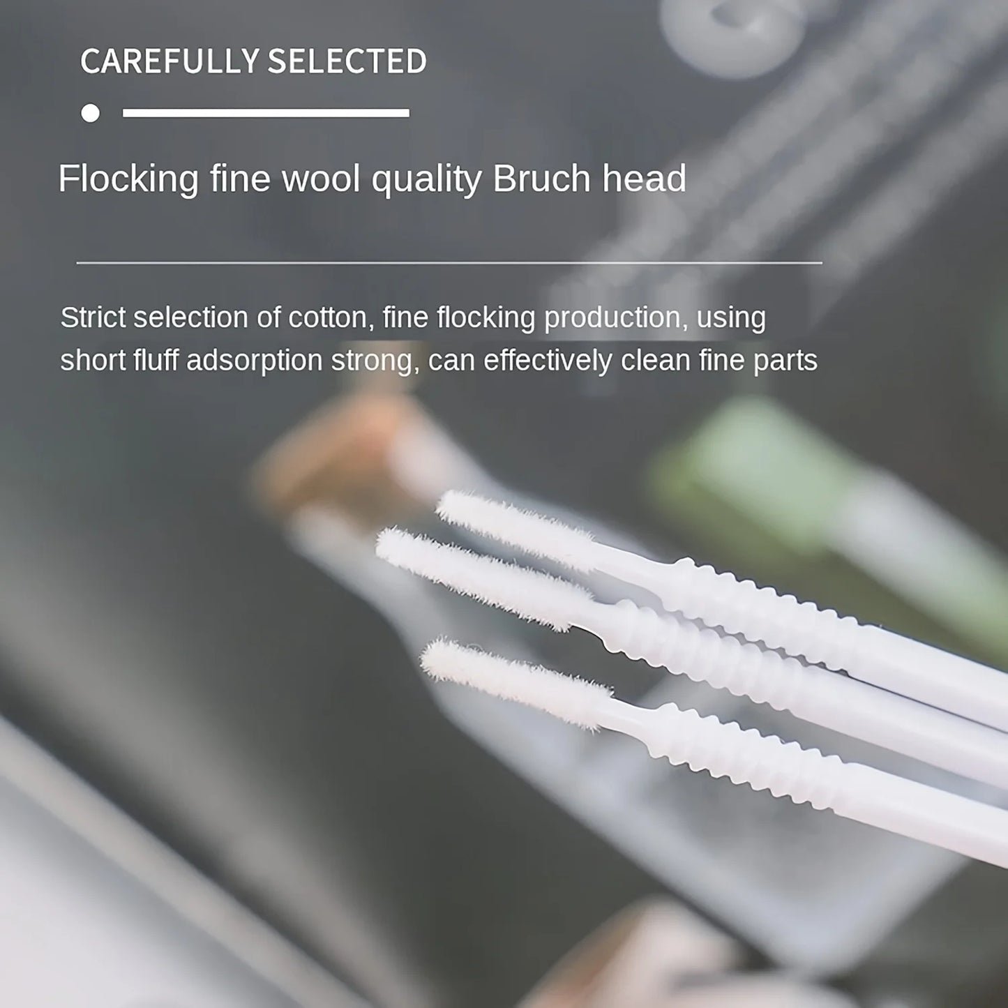200PCS For Eyelash Extension Tools Disposable MicroBrush Eyelashes Extension Individual Lash Removing Swab Micro Brush