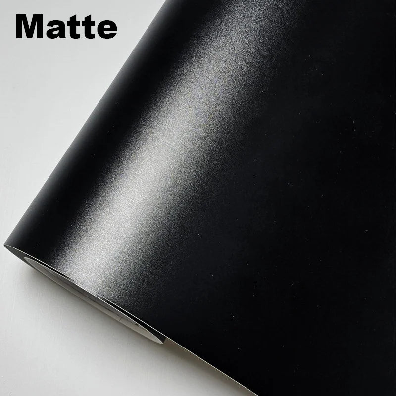 Carbon Fiber Car Body Film Black Vinyl Auto Wrap Sticker Matte Glossy Motorcycle Protective Film 6D 5D 4D 3D Vehicle Cover Foil