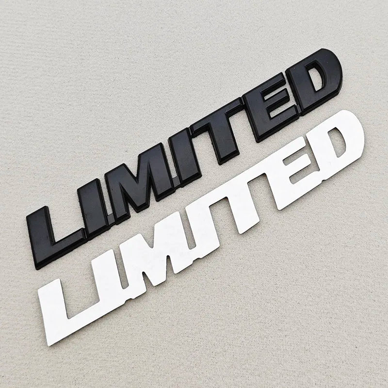3D Metal Car Sticker Logo 4WD V6 V8 LIMITED Fender Side Badge Rear Trunk Emblem For Toyota LC150 LC200 4Runner Tundra Accessorie