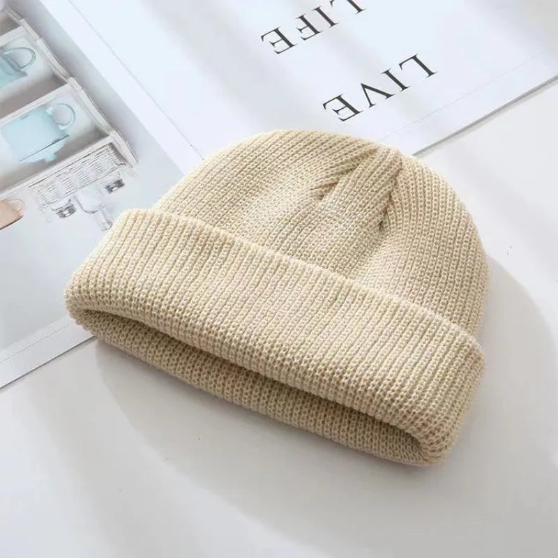 Classic Knit Beanie for Men and Women - Black, White, Gray or Beige - photo 7