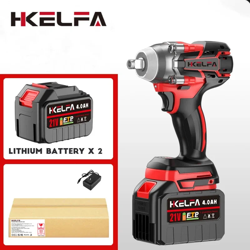 520N.M Brushless Electric Impact Wrench  Impact guns 1/2 Reverse Cordless Electric Wrench for Makita 18V Battery Power Tool