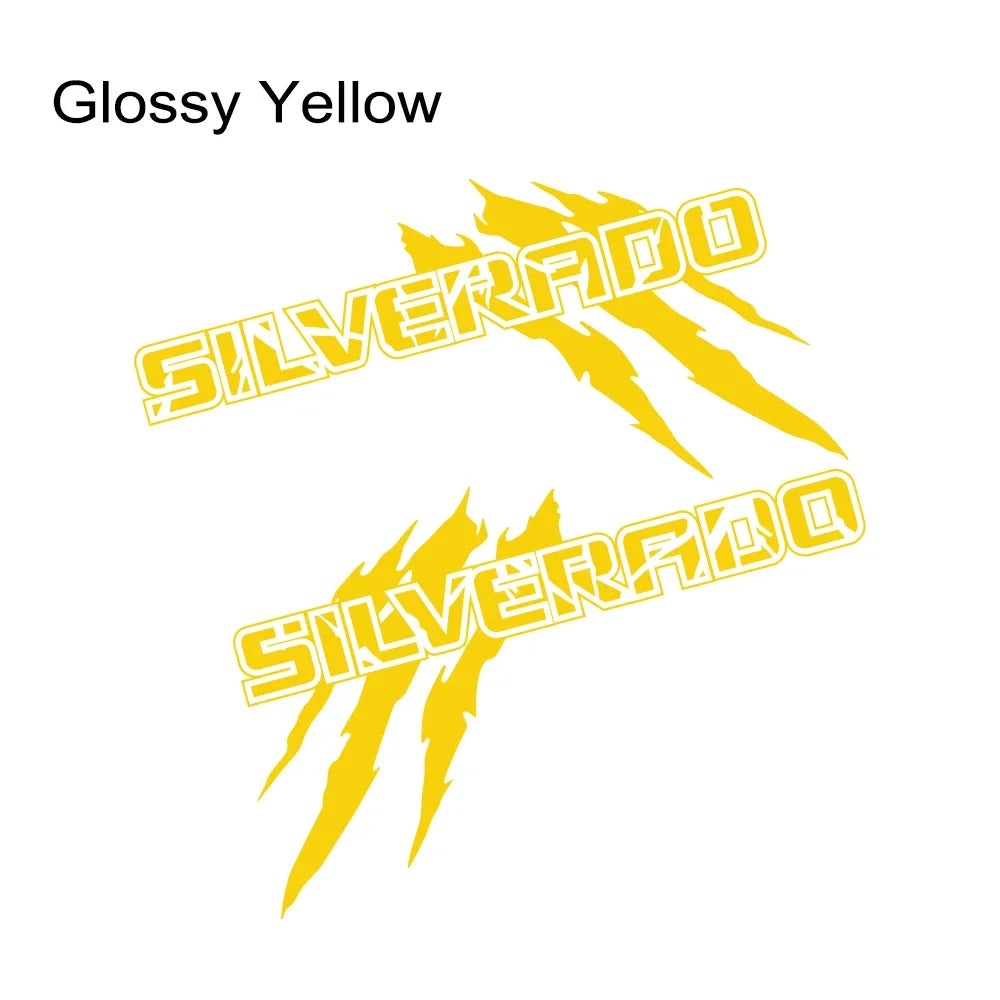Car Sticker For Chevrolet Silverado 1500 2500 Z71 S10 Pickup Truck Bed Graphics Claw Styling Decor Cover Decal Auto Accessories