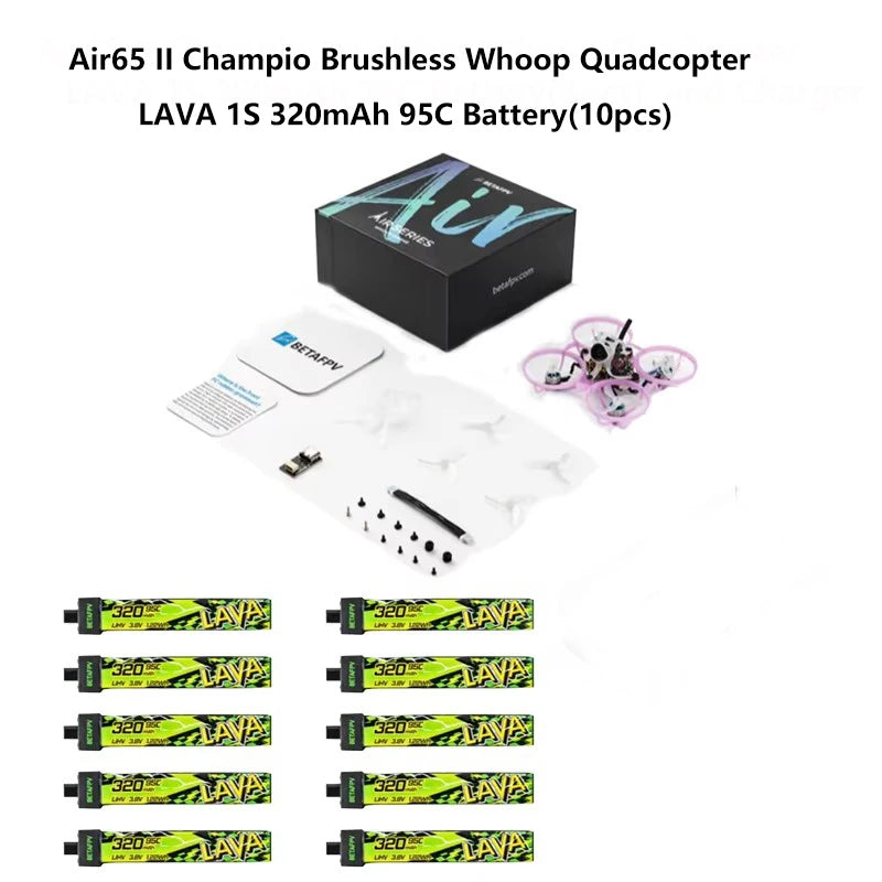 BETAFPV Air65 II Matrix FC 5in1 V2 Brushless Whoop Quadcopter For LAVA 1S II 320mAh Battery/Champion/Racing/Freestyle Drone NEW