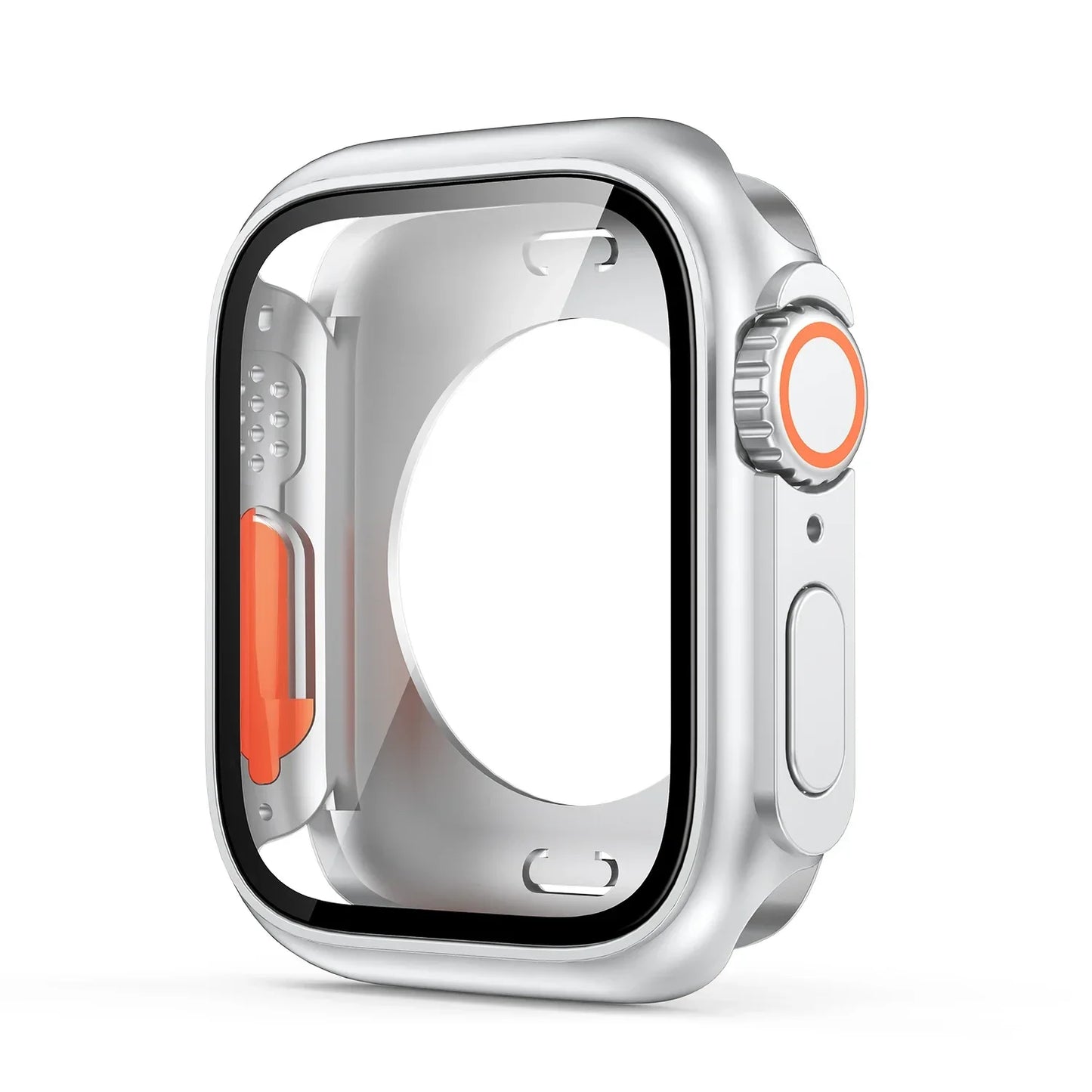 Screen Protector Cover for Apple Watch 46mm 45 44 40 41 42mm Hard PC Front Rear Bumper Case iwatch 10 987 SE 654 Change To Ultra