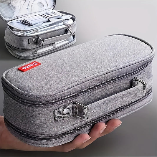 Versatile Large Capacity Multi-Compartment Pencil Case