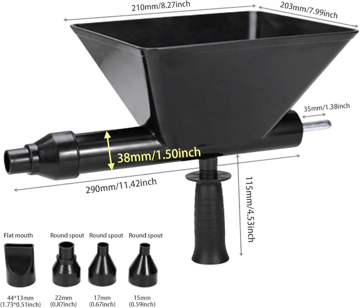 Electric Grouting and Caulking Tool for Drills, 10 mm
